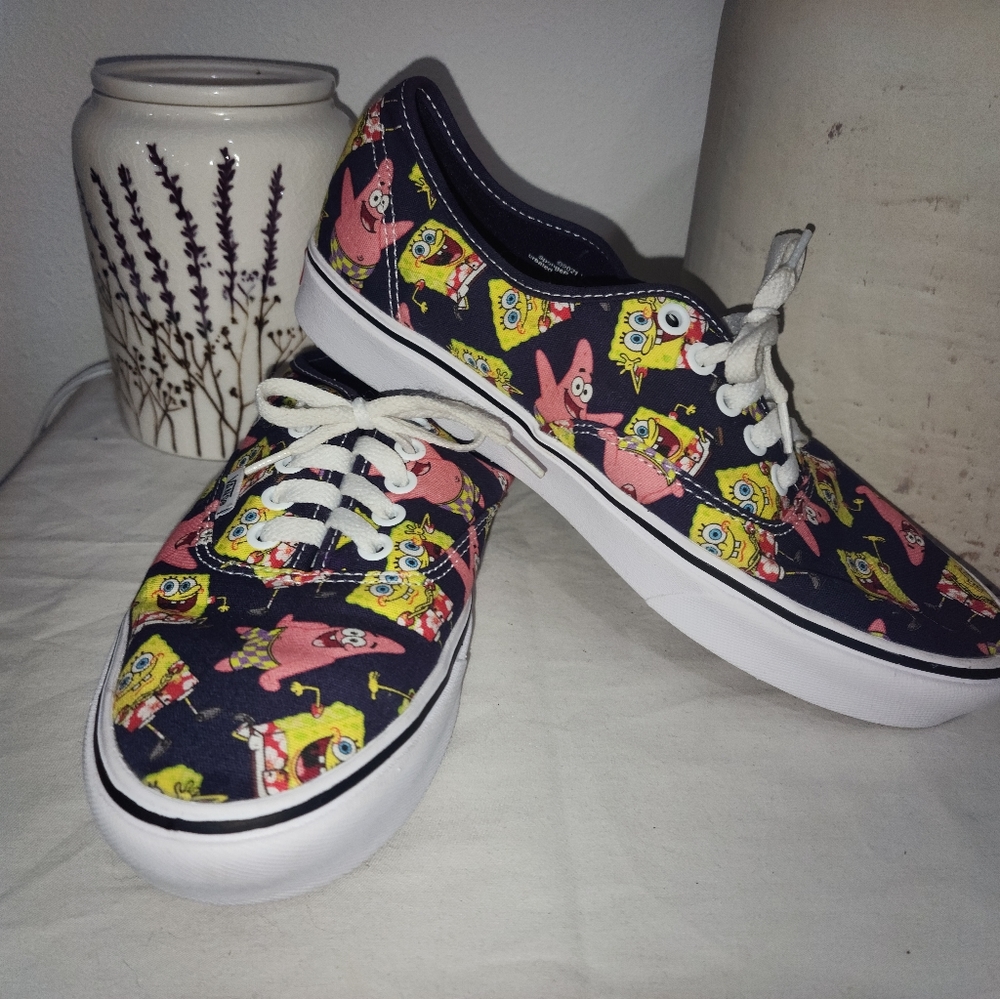 Vans SpongeBob Aloha Bob Canvas Shoes Mens 8 & Womens 9.5